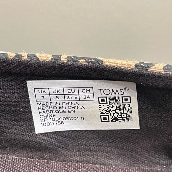 Toms Alpargata Leopard Print Slip On Shoes - Size: 7 - Picture 4 of 11